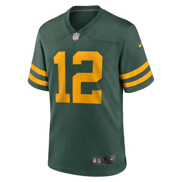 Picture of Packers 50s Classic Youth #12 Rodgers Game Jersey